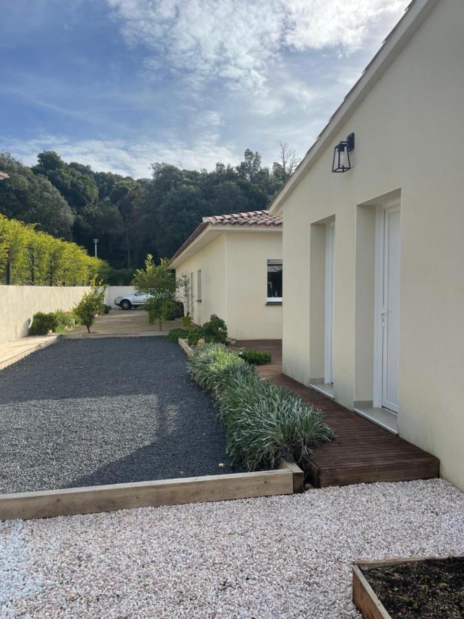 Magnifique Villa Recente Entre Mer Et Montagne Situee Entre Ajaccio Et Porticcio Cauro Exterior foto